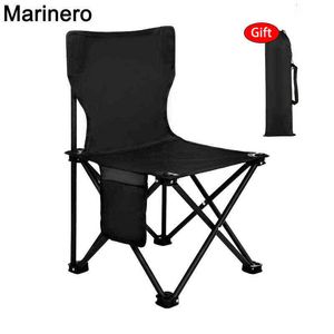 Camp Furniture Marinero Ultralight Folding Fishing Chair Camping Seat Picnic Portable Bär Oxford -tygpallen utomhus BBQ -stolar 0909