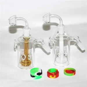 Hookahs glas bong vatten rör glas aska catcher återvinna honungskakor aska i 18 mm och 14 mm fog