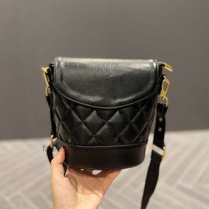 designerväskor Mini Classic Bucket Bags Handväskor Quiltad Flap Crossbody Kohud Trendig Högkvalitativ Äkta Läderväska Diamond Lattice Cosmet