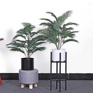 Decoratieve bloemen tropische zak kokosnootplant wandmateriaal klein blad losse staart zonnebloem simulatie palm bonsai