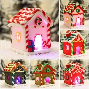 Other Event Party Supplies Christmas Toy House Light Merry Decorations for Home Ornament Xmas Gift Navidad Noel Cristmas 220908