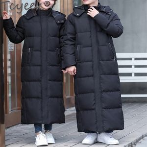 Masculino de parkas tcyeek jaqueta de inverno homens homens longas casacos e jaquetas engrossarem jaqueta preta quente, roupa de casal jaqueta feminina inverno zm 220909