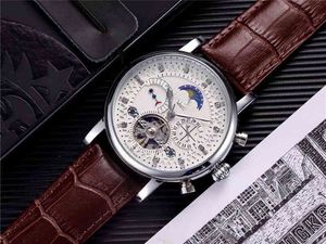 Orologio automatico multifunzionale da uomo di marca di lusso Orologio da polso meccanico Coppia orologio impermeabile