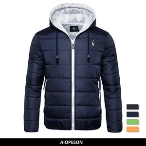 Piumino da uomo Parka Giacca invernale impermeabile Parka con cappuccio Cappotto caldo Addensare Zipper Camouflage s Giacche 220909