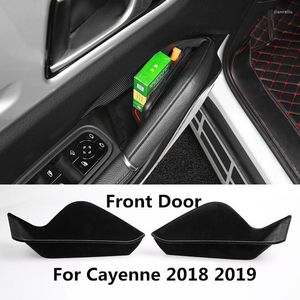 Car Organizer 2pcs Velvet Front Door Small Things Mobile Phone Storage Box For 2022 Accessories