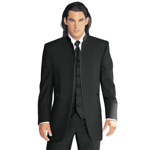 Abiti da uomo Blazer Classic Tailor Made Abiti da sposa neri per uomo Abito da sposo Tre pezzi Abiti da uomo Slim Fit Groomsmen Terno Masculino 220909