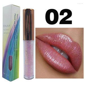 Wodoodporny glos w Lip Glitter Lipstick Crystal Glow Laser Holograficzno -odcień Błyskawiczny pigment lipgloss Makeup kosmetyki