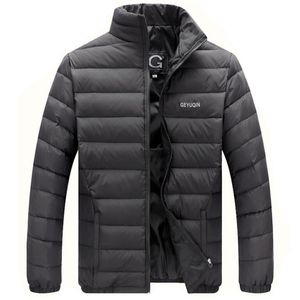 Piumino da uomo Parka leggero Piumino d'anatra da uomo Casual Colletto alla coreana Piumini Uomo Autunno Inverno Capispalla Basic Giacche Casacos Marchio di abbigliamento 220909