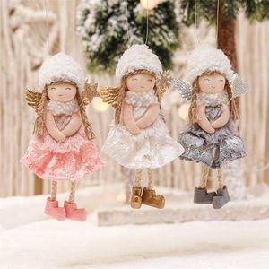 Другая вечеринка для мероприятий поставляет рождественская игрушка 1PC Merry Ornament Angel Colls Рождественские деревья отделка эльфа подвеска Натал Ноэль Деко деко -деко -годом 2003 г. Подарок 220908