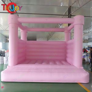 Outdoor Games & Activities 13ft Commercial White bounce house Inflatable Wedding Bouncy Castle Jumping Adults Kids Bouncer Castle for Party with blower free Air ship