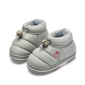 Stivali Stivali invernali per bambini Scarpe da neve per bambini all'aperto Ragazzi Caldi scarpe addensate in peluche Scarpe da casa per interni Moda Ragazze Ragazzi Scarpe 220909