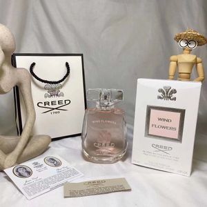 New Creed Wind Flowers Parfym 75 ml Floral Fragrance Spray Långvariga dofter lyxdesign Kvinnor Parfym 2022