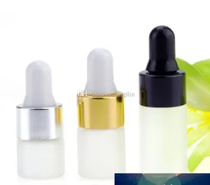 European and American Cosmetic Sample Bottles Essential Oil Dropping Frost Glass Dropper Bottles Mini Empty Bottles Vials Perfume Liquid Container Bottle