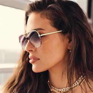 Seksi Moda Güneş Gözlüğü toptan satış-Gözlük Kadınlar Moda Güneş Gözlüğü Avustralya Ünlüleri Pilot Tarzı Kadın Seksi Eyewear2395