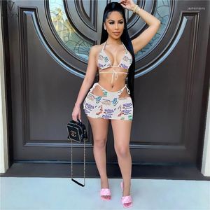 Женские спортивные костюмы Vazn 2022 Bikini Supment Suit Print