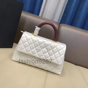 designer bags Lady bag Glitter co Totes Coral Pink Blue White Shimmer Quilted Bags Gold-Tone Metal Chain Hardware Handbag