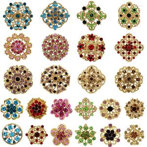 Broszki hurtowe kryształowe krysztale dżerowe kwiat na zaproszenie na ślub dekoracja ciasta Zestawy bukietu DIY