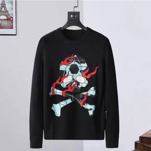 Tasarımcı Sweaters Erkek Külot Hoodie Hoodie Uzun Kollu Kafatası Kristal Sweater Sweatshirt Adam Nakış Tutuklu Mektup Sonbahar Kış Moda Lüks Giysileri M-3XL