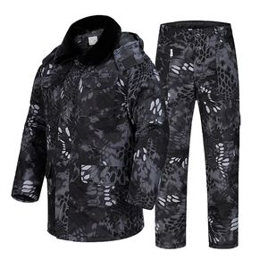 Parkas masculinos -21 ° F Jaqueta militar de algodão masculino de inverno Conjunto de camuflagem tática Multicam Uniform Uniform Outdoor Warm Men Sets Militares Militares 220909