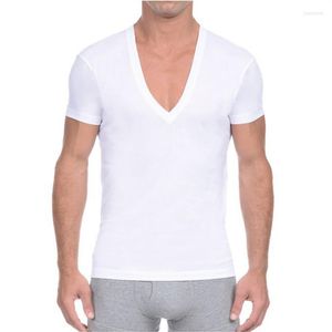 Underskjorta m￤n t-shirt underkl￤der brottning singlet camiseta inre hombre solid bomulls kropp homme roupas masculinas tyg ropa