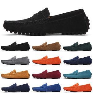 men dress shoes designer spikes flat loafers sneakers mens oxford derby shoe suede patent leather rivets
