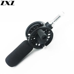 Wholesale ice fishing handles for sale - Group buy Modifed Hollow Fishing Reel Wheel Ultra light Former Spool Spinning Ice Fishing Reels Ratio Jigging Fly Fishing Reel Handle Pesca306M