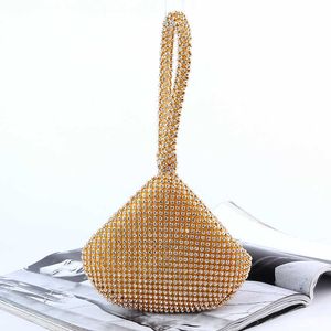 Pink Sugao Designer Clutch Women Women Fevied Bags Dinner 2022 New Fashion Prester Retro Heavy Heavy Beaded Diamond Bag