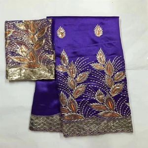 Materiais Para Costura venda por atacado-Tecido de veludo africano de voz branca com lantejoulas de qualidade de costura francesa de l quido Dubai estilo para festas Vestido de noiva Yar252y