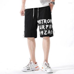 Shorts maschile harajuku uomini marca jogger corea tendenza sciolta 2022 pantaloni da streetwear hip hop