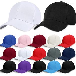 Berets 1 PCS UNISEX Cap Casual Plain Acryl Baseball Regulowane czapki Snapback dla kobiet mężczyzn Hip Hop