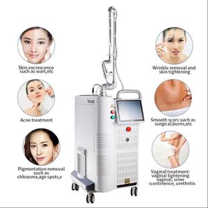 Kraftfull CO2 -fraktionell lasermaskin för rynkor Por ärr Acne Borttagning Skin Föryngring Vagina åtstramning Stretch Market RemovVal ​​Skin Restore Beauty Machine