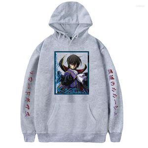 Erkek Hoodies Erkekler Sweatshirts Code Geass Hoodie Kadınlar Erkekler Üstünde Eşsiz Giysiler Harajuku Kazak Cosplay Sweatshirt 2022 Uzun