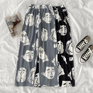 Women's Pants Women's & Capris Women Bunch Of Feet Fashion Plus Size Black Plaid Summer Harajuku Students Streetwear Harem Long