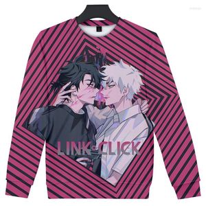 Men's Hoodies Men's & Sweatshirts Link Click Sweatshirt 3D Crewneck Long Sleeve Women Men 2022 Casual Style Harajuku Anime