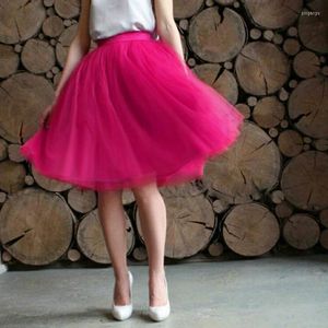 スカート女性チュールスカートレースピンクの膝の長さエンパイアガールズチュチュプラスサイズデザイナーシークレットカスタム