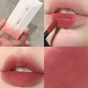 Lip Gloss Girl's Velvet Matte Lipstick Blush Waterproof Long Lasting Sexy Lipgloss Non-Stick Cup Makeup Tint Cosmetic