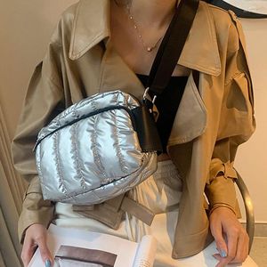 Abendtaschen Designer Puffy Umhängetasche für Frauen Solide quadratische Schulter Air Cotton Mode Licht Clutch Lässige Handtaschen Gepolsterte Geldbörse