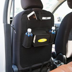 Organizador de carros 1pc Auto traseiro traseiro do porta-malas Armazenamento de porta de lixo de lixo de lixo de lixo de múltiplos bolsos para bolsa de capacidade