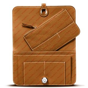 Card Holder Purse Long Women Wallet Cowhide Leather Bag Men Zipper Clutch Coin Purse with Box