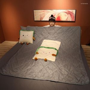 Koce tosty klimatyzacja kołpak mycia bawełniana kołdra klimatyzacja klimatyzacja miękka oddychająca koc pokrywa łóżka do domu tekstil