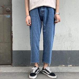 M￤n jeans m￤n byxor raka r￶r ullfast f￤rg h￶st l￶s casual sport streetwear tidvatten nuvarande ￶verraskning pris rekommenderar