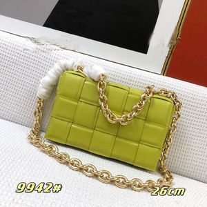 5A مصمم حقيبة Crossbody Woven Women Handbag Fashion Counter Counter Bags Chain Vintage Real Real Bravided Square Square Design Totes Cross Bodic