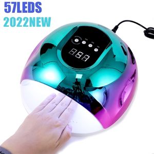 Nail Dryers Dryer UV LED Lamp For All Gel Polish With 42 LEDs Powerful Drying Cabine Smart Sensor Manicure Machine 220909