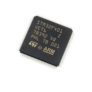 新しい元の統合回路STM32F401VET6 STM32F401VET6TR IC CHIP LQFP-100 84MHzマイクロコントローラー