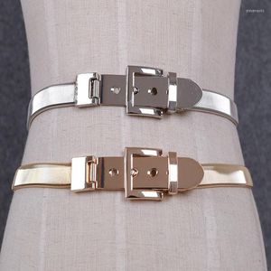 Belts Elastic Metal Pin Buckle Thin Ladies Belt Fashion Decorative Dress Korean Version Simple Versatile Corset Width 1.5cm Waistband