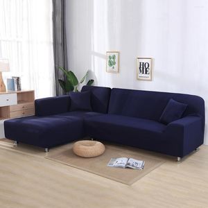 Pokrywa krzesła Urijk stały kolor ciasny sofa sofa okładka elastyczna zamówienie 2 sztuki, jeśli skrzeczny narożnik w stylu L de.
