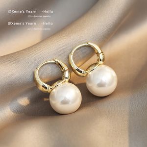 Orecchini pendenti di perle semplici per orecchini da sposa gioielli di moda donna