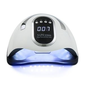 Nageltrockner High Power SUN X10 MAX UV-LED-Trockner-Maschine Tragbarer Heimgebrauch Professionelle Lampe für schnell trocknendes Gelpoliermittel 220909