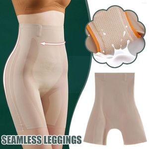 Bälten hög midja höftlyft shorts byxor kvinnlig tränare formkläder trosor säkerhet buk bantning kropp sömlös platt k6v0