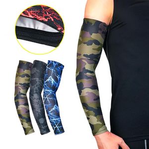 Wholesale padded basketball shooting sleeve for sale - Group buy 1 Pair Quality High Elastic Men Sports Long Arm Sleeve Warmers Basketball Shooting Elbow Pads Protector Stretch Padded Support Guard2929